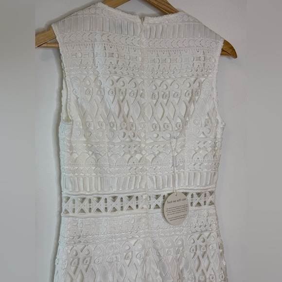 NWT Two Sisters Australia Scarlett White Lace Midi Dress - Picture 9 of 11